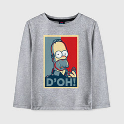 Детский лонгслив Homer with donut