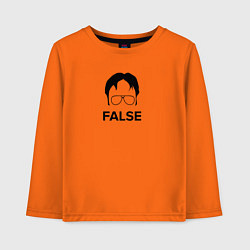 Детский лонгслив Dwight Kurt false - the office