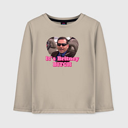Детский лонгслив Michael Scott its Breatney B*tch - the office