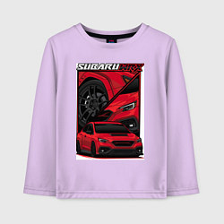 Детский лонгслив Автомобиль Subaru WRX