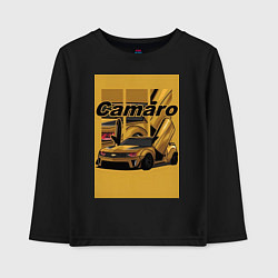 Детский лонгслив Chevrolet Camaro авто