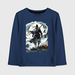 Детский лонгслив Призрак Цусимы - Японский самурай