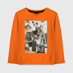 Детский лонгслив Художник эстетика