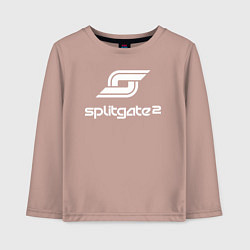 Детский лонгслив Splitgate 2 logo