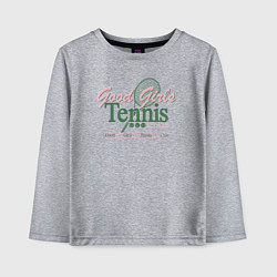 Детский лонгслив Good girls tennis club