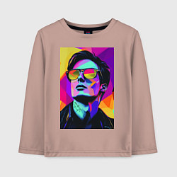 Детский лонгслив Портрет Дурова pop art