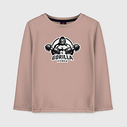 Детский лонгслив Gorilla power gym