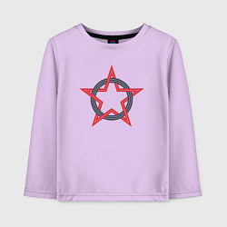 Детский лонгслив Circle star USSR