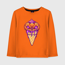 Детский лонгслив Halloween ice cream