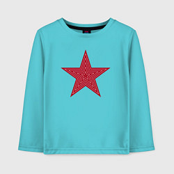 Детский лонгслив USSR red star