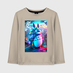 Детский лонгслив Cool Totoro - cyberpunk
