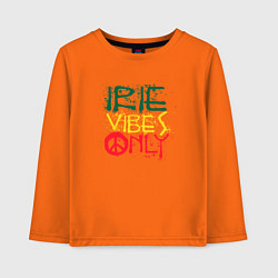 Детский лонгслив Irie vibes only