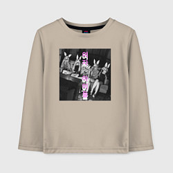 Детский лонгслив G I-dle участницы с масками кроликов