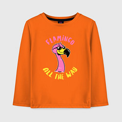 Детский лонгслив Flamingo all the way