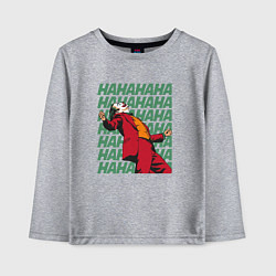 Лонгслив хлопковый детский Joker, цвет: меланж