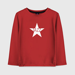 Детский лонгслив Jazz star in white