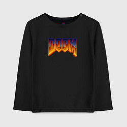 Детский лонгслив Doom logotype