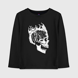 Детский лонгслив The offsring skull