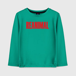 Детский лонгслив Reanimal logo