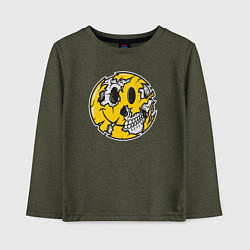 Детский лонгслив Smile skull