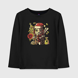 Детский лонгслив Money heist christmas