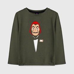 Детский лонгслив Money heist godfather