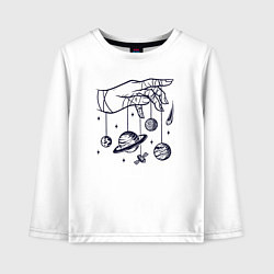 Детский лонгслив Космический кукловод