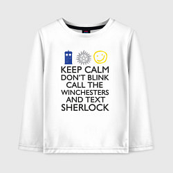 Детский лонгслив Sherlock doctor