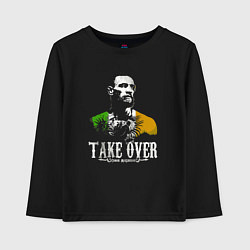 Детский лонгслив Conor take over