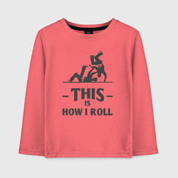 Детский лонгслив Judo how i roll