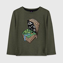 Детский лонгслив Книга приключений