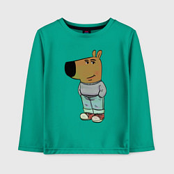 Детский лонгслив Чиловый парень