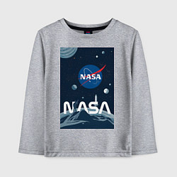 Детский лонгслив NASA в космосе