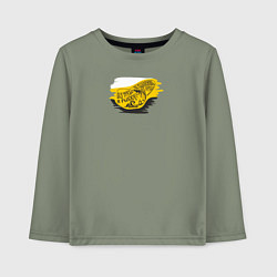 Детский лонгслив Без труда не вытащишь и рыбку - имперский флаг и н