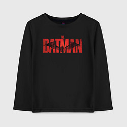 Детский лонгслив The batman movie logo