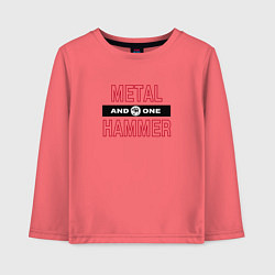 Детский лонгслив And One - Metal Hammer