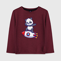 Детский лонгслив Rocket panda