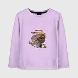 Детский лонгслив Грустный колосок