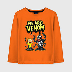 Детский лонгслив We are Venom - meme