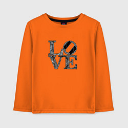Детский лонгслив L o v e