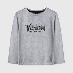 Лонгслив хлопковый детский Venom - the last dance, цвет: меланж