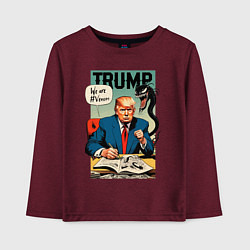 Детский лонгслив Trump - we are Venom meme