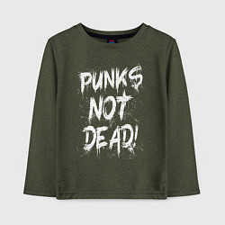 Детский лонгслив Punk not dead
