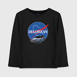 Детский лонгслив Space delorean