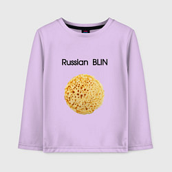 Детский лонгслив Русский блин
