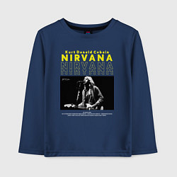 Детский лонгслив Курт Кобейн Nirvana