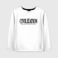 Детский лонгслив Civilization - game