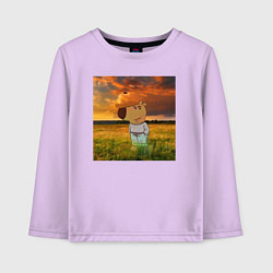 Детский лонгслив Чисто чилловый парень