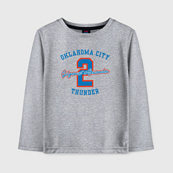 Лонгслив хлопковый детский Shai Oklahoma, цвет: меланж