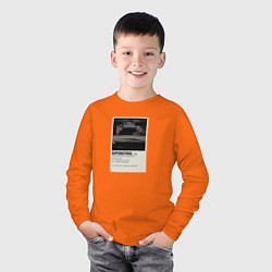 Лонгслив хлопковый детский Supernatural - Винчестеры, цвет: оранжевый — фото 2